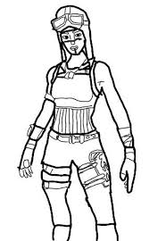 This skin is very unique and different others. Fortnite Coloring Pages Renegade Raider Easy Coloring Pages Dolphin Coloring Pages Animal Coloring Pages