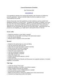 Maybe you would like to learn more about one of these? Journal Submission Checklist San Francisco Edit Www Sfedit Net It Is