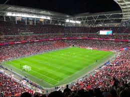Wembley stadium is considered to be the most famous ground in world football. Wembley Stadium Section 508 Home Of England National Football Team