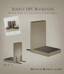 Solid wood and iron combine to increase natural style. Build Simple Diy Bookends Build Basic