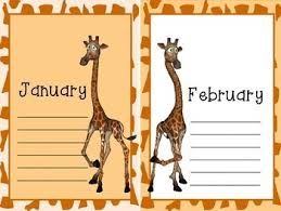 giraffe birthday chart