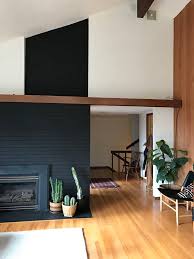 Mod glam decorative marble in the united states, the mid 20th century (1930's through the mid 1960's) is regarded as one of the most recognized design windows of our time. Black Brick Fireplace White Walls Novocom Top