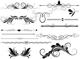 Black And White Shapes Png Divider Page Decoration Vectors Designs Brushes Shapes Png Free Downloads And Add Ons For Photoshop Photoshop Brushes Free Vector Design Page Decoration