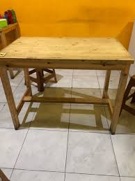 Harga balok kayu pinus/kaki meja/kursi. Di Jual Meja Kayu Perabotan Rumah Di Carousell