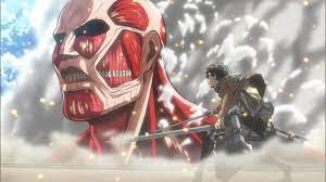 Attack On Titan Eren Vs Colossal Titan Attack On Titan Anime Shingeki No Kyojin