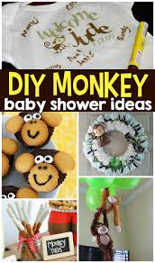 Diy Monkey Baby Shower Decoration Ideas Png 414 702 Pixels Baby Shower Monkey Theme Monkey Baby Shower Monkey Baby Shower Decorations