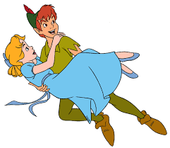 Peter Pan Carrying Wendy In His Arms Peter Pan Disney Disney Sleeve Peter And Wendy