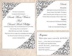 Wedding Invitation Template Download Printable Wedding Etsy Wedding Invitation Templates Wedding Invitations Printable Templates Diy Wedding Invitations Templates