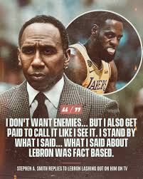 Stephen A. Smith made himself look like a complete buffoon when he said  LeBron James did NOT attend Kobe Bryant's funeral. Turns out that Bron was  there, but that he told the