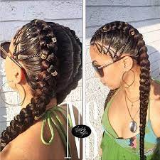 21 Trendy Braided Hairstyles To Try This Summer Stayglam Natural Hair Styles Long Hair Styles Hair Styles