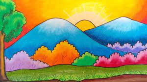 Mewarna gambar pemandangan alam air terjun. Cara Menggambar Gunung Menggambar Pemandangan Gunung Menggambar Gunung Yang Mudah Youtube