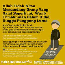 Wajib Tumakninah Dalam Itidal Hingga Punggung Lurus In 2021 Reminder Quotes Muslim Quotes Islamic Quotes