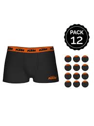 Packs de ropa interior para hombre. Pack 12 Boxer Color Negro Para Hombre Venca Mkp000032772