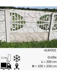 Betonzaun Almd01 Ist Eine Gunstige Zuverlassige Und Effektivste Art Der Gartendeko Zaune Sind Anwendbar Auf Alle Arten Betonzaun Zaun Sichtschutzzaun Garten