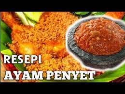 Resepi Ayam Penyet Resepi Sambal Ayam Penyet Youtube In 2021 Resep Makanan Masakan Simpel Memasak