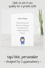 Thank You Nurse Cute Poem Customizable Thankyou Card Zazzle Com Thank You Nurses Cards Nurse