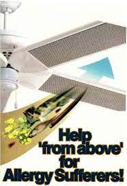 Provides approximately 2,200 cfm of filtered air. Air Cleaning Ceiling Fans