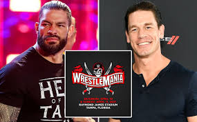 John cena sliced into roman reigns' very heart in a relentless promo on monday's wwe raw. Wwe Roman Reigns John Cena Reveal Wrestlemania 37 38 39 S Dates Venues