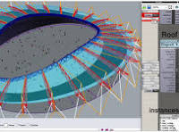 Creating a truss system underneath a curved surface (roof ...