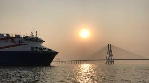 cruise along Mumbai's shoreline ...