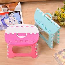 Mini Foldable Children Chairs Folding Chair Portable Outdoor Child Camping Picnic Step Stool Plastic Foldable Mini Seat Chair Mi Kids Chairs Stool Step Stool