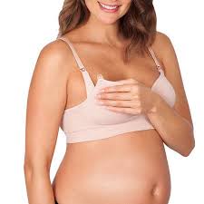 Maternity Seamless Nursing Bra With Removable Pads