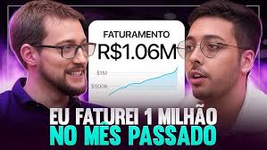 He made R$1 MILLION last month alone