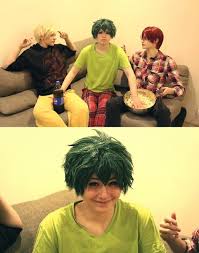 So, while it was supposed to be simply shoto and deku, things escalated somehow to have bakugou join things. Bakugou Katsuki Cosplay Explore Tumblr Posts And Blogs Tumgir