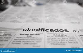Newspaper Classified Section Stock ...