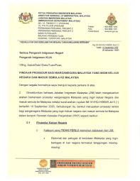 Saya, lau siu kiow merujuk kepada perkara tersebut di atas. Embassy Of Malaysia Washington Dc On Twitter Latest Guidelines By Immigration Malaysia With More Clarification On Entry And Departure Procedures For Malaysian Citizens Https T Co Zs9bz88luv