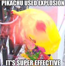 La perche commune d'europe est prédatrice de petits animaux vivants, mais, très adaptable, elle peut aussi se contenter de ce qui est disponible, voire se rabattre sur le cannibalisme même entre alevins, si la nourriture manque [1 Pikachu Used Explosion Memes