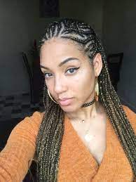 Alicia Keys Inspired Look Cornrows Braids Natural Hair Styles For Black Women Braided Hairstyles Braids Hairstyles Pictures
