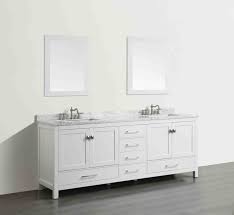 Eviva elite stamford 60 brown solid wood bathroom vanity set with double og white carrara marble top & white undermount porcelain sink. Eviva Aberdeen 84 White Transitional Double Sink Bathroom Vanity W White Carrara Top Bathroom Vanities Modern Vanities Wholesale Vanities