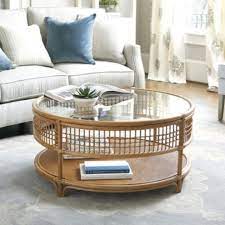Beverly Rattan Round Coffee Table In 2021 Rattan Coffee Table Wicker Coffee Table Living Room Coffee Table