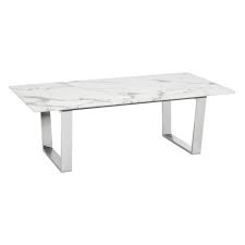 Find a great selection of wood coffee tables, metal accent tables, storage tables & more. Modern Rectangular Faux Marble Coffee Table Stone Brushed Stainless Steel Zm Home Target