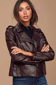 Cute Tops For Women And Juniors Latest Styles Of Cute Shirts For Less Trendy Afforda Vegan Leather Moto Jacket Cute Leather Jackets Womens Fashion Jackets