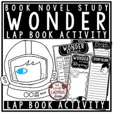 Wonder Novel Study By R J Palacio Book Review Templates Lapbook Wonder Novel Novel Study Books Book Review Template