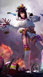 Girl Easter Skin Garena Free Fire 4k Ultra Hd Mobile Wallpaper Fire Art Girls Cartoon Art Cute Love Wallpapers