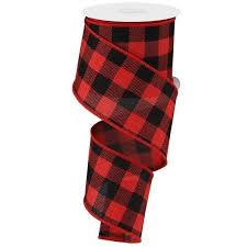 Black And White Plaid Ribbon Walmart 2 5 Checked Plaid Ribbon Red Black 10 Yards Plaid Black Stripes Buffalo Plaid