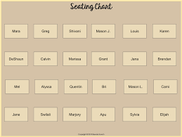 How To Make A Digital Seating Chart With Google Slides