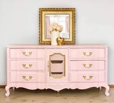 French Provincial Set In Custom Color Pink General Finishes Design Center