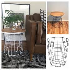 The coffee table comes in two sizes: Adored By Adrienne Kmart Home Wire Side Table Home Diy