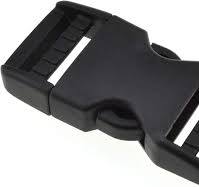 SGH Pro Quick Side Release Buckles 1" Wide 5 Pack Dual Adjustable No Sewing  Clips Snaps Heavy Duty Plastic Replacement for Nylon Strap Backpack Fanny  ...