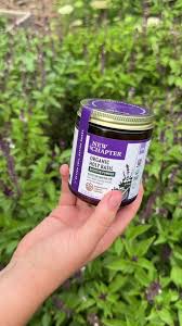 Also known as the "queen of herbs," the Holy Basil in this soothing booster  powder is grown with love
