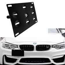 New High Quality Tow Hook License Plate Mounting Bracket Holder For Bmw X3 X4 X5 X6 2 3 4 5 Series Exterior Accessories License Plate Bmw X3