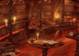 Ambient Atmosphere For Reading Writing And Relaxing Listen To Library Ambience Cat Purring Writing Rain Fantasy Landscape Library Art Fantasy Places