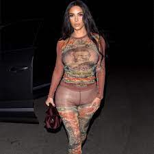 The model and reality star revealed in an interview with allure magazine. Kim Kardashian S Vintage Jean Paul Gaultier Leggings Popsugar Fashion