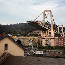A large section of the morandi viaduct upon which the a10 motorway runs collapsed in genoa, italy. Poor Maintenance And Construction Flaws Are Cited In Italy Bridge Collapse The New York Times
