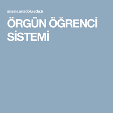 Orgun Ogrenci Sistemi Bitki