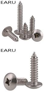 Visit To Buy 304 Stainless Steel Large Flat Round Truss Pan Head Self Tapping Phillips Cross Screws M5 10 12 16 20 25 30 35 40 Stainless Steel Bolt Stainless